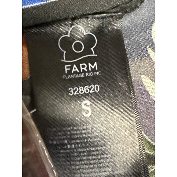 Farm Rio Arabesque Scarves Women's Mini Dress Long Sleeve Viscose Small Boho - Picture 11 of 13